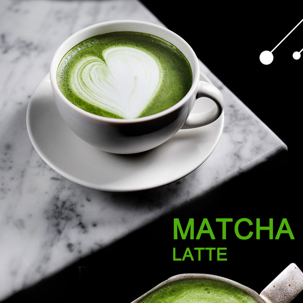 Instant Lions Mane Mushrooms Extract  Matcha Latte Coffee