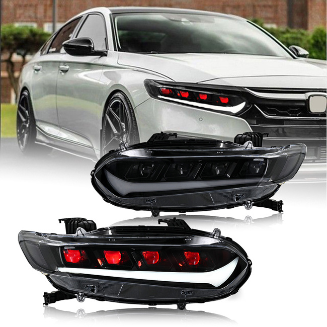 TT-ABC New Design LED Headlights For Honda Accord 10th Gen Sedan Assembly 2018 2019 2020 2021 Headlight