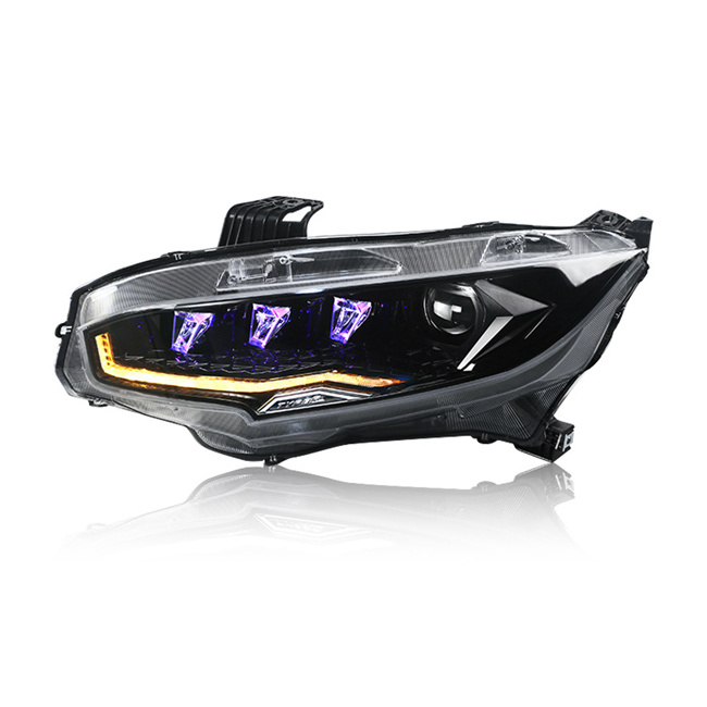 TT-ABC Easy Installation LED Day Running Light Front Driving Light Headlights For Honda Civic 10th Gen 2016 - 2021