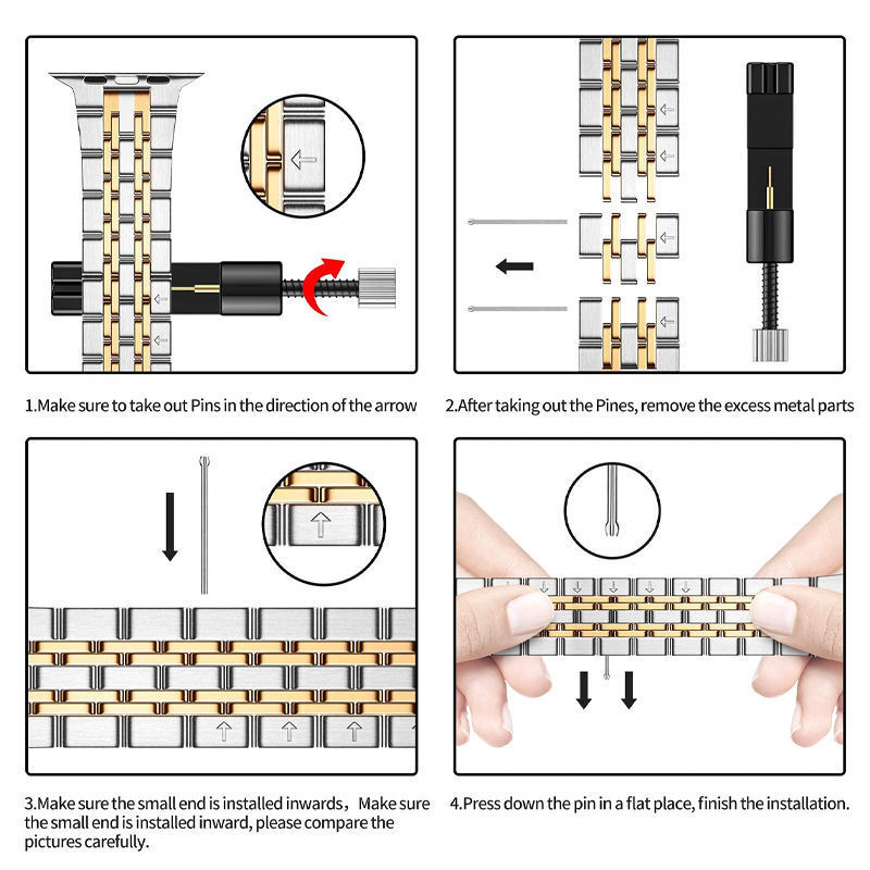 Dropshipping Metal Watch Band for Iwatch Series 8 7 6 5 4 Stainless Steel Strap for Apple Watch Ultra 49mm 44mm 45mm 40mm 41mm