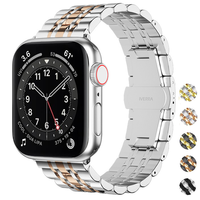 Dropshipping Metal Watch Band for Iwatch Series 8 7 6 5 4 Stainless Steel Strap for Apple Watch Ultra 49mm 44mm 45mm 40mm 41mm