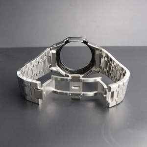 Luxury Stainless steel watch band For Casioak Mod kit GA2100 Metal strap bezel case for Gshock Mod kit