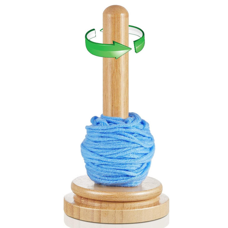 Best Selling Yarn Holder   Wooden Yarn Skein Holder Knitting Embroidery Accessory Gift Yarn Organising Tool