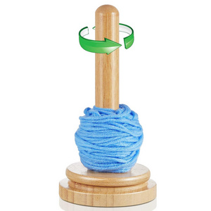 Best Selling Yarn Holder   Wooden Yarn Skein Holder Knitting Embroidery Accessory Gift Yarn Organising Tool