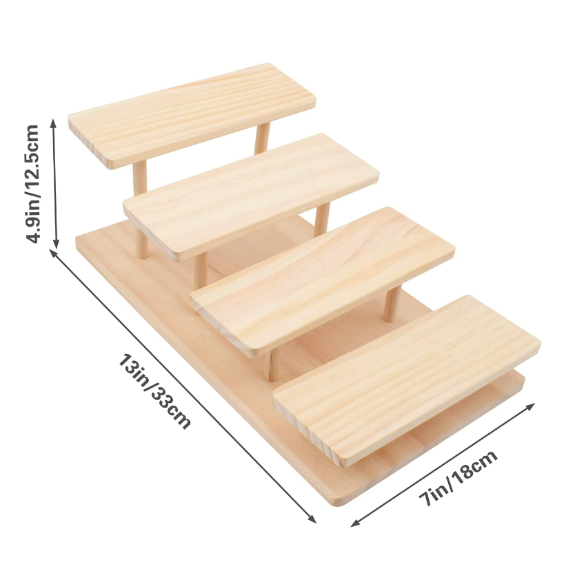 Solid Wood 4 Tier Hen Roost Toys Swings Brackets Chicken Roosts And Perches