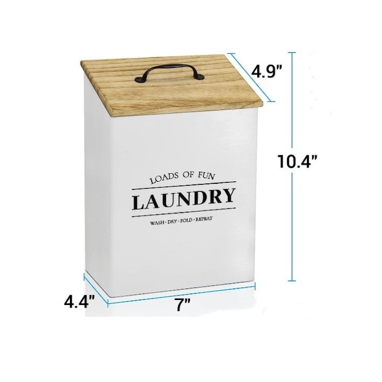 Dryer Sheet Holder & Lint Bin Set Wooden Dryer Sheet Dispenser,Magnetic Lint Bin For Laundry Room Organization And Storage