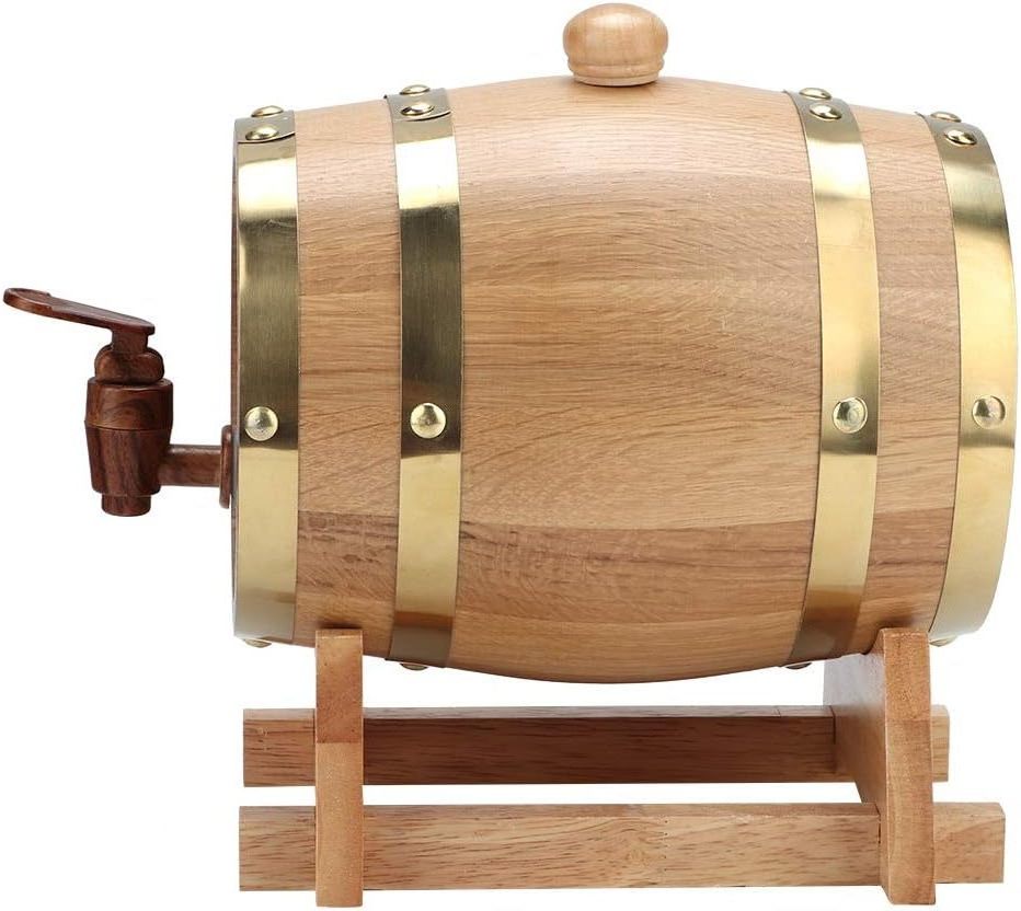 Wholesale handmade natural wooden wine barrels are environmentally friendly and durable