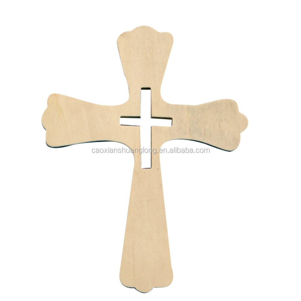 Beautiful christian religious small wooden crosses