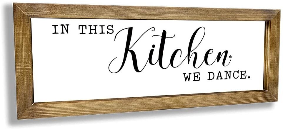 Wood Sign,  Funny Farm house Kitchen Wall Decor Plaque,Rustic Hanging Art,Dining bedroom