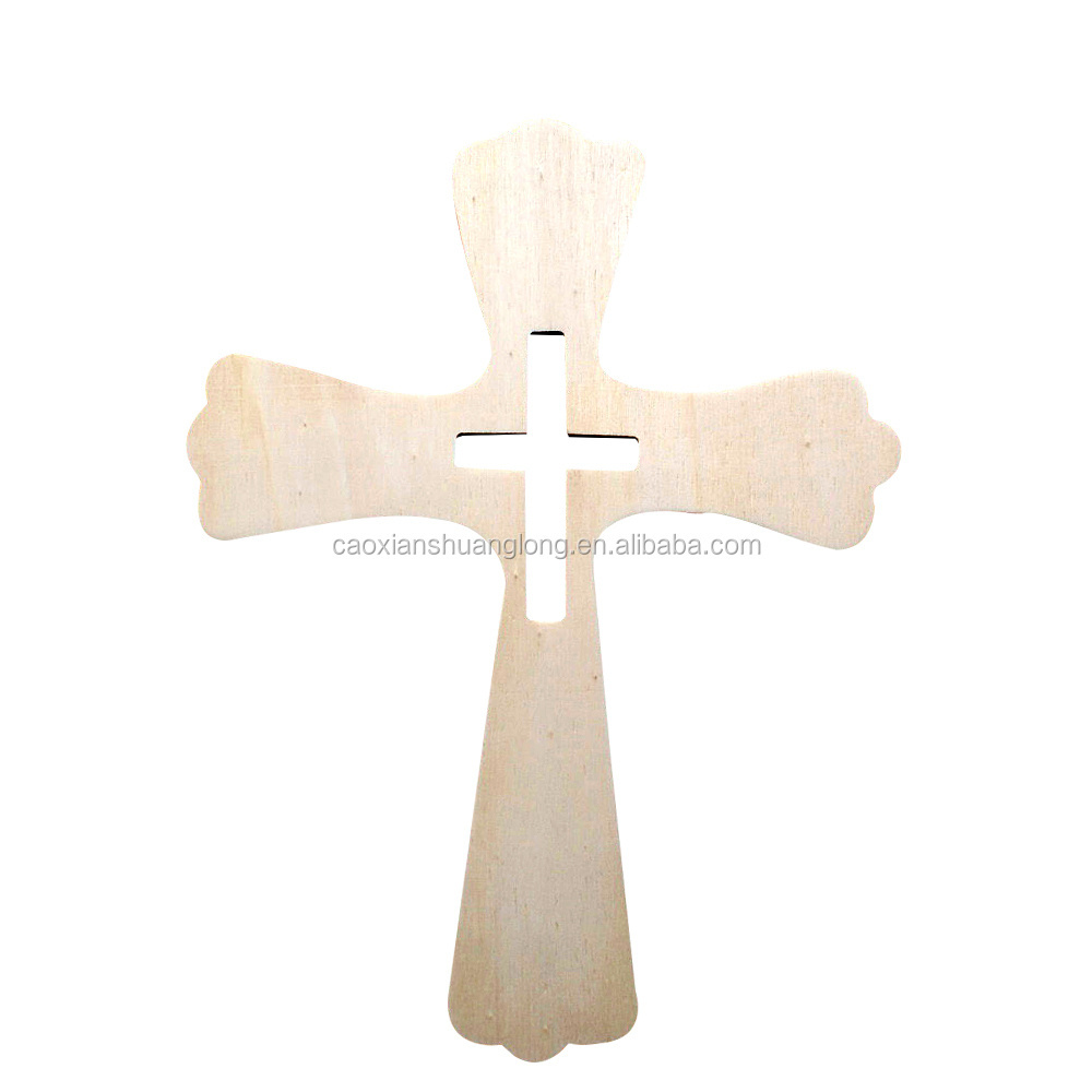 Beautiful christian religious small wooden crosses