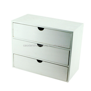 certificate solid wood white color shoe storage box, storage drawer