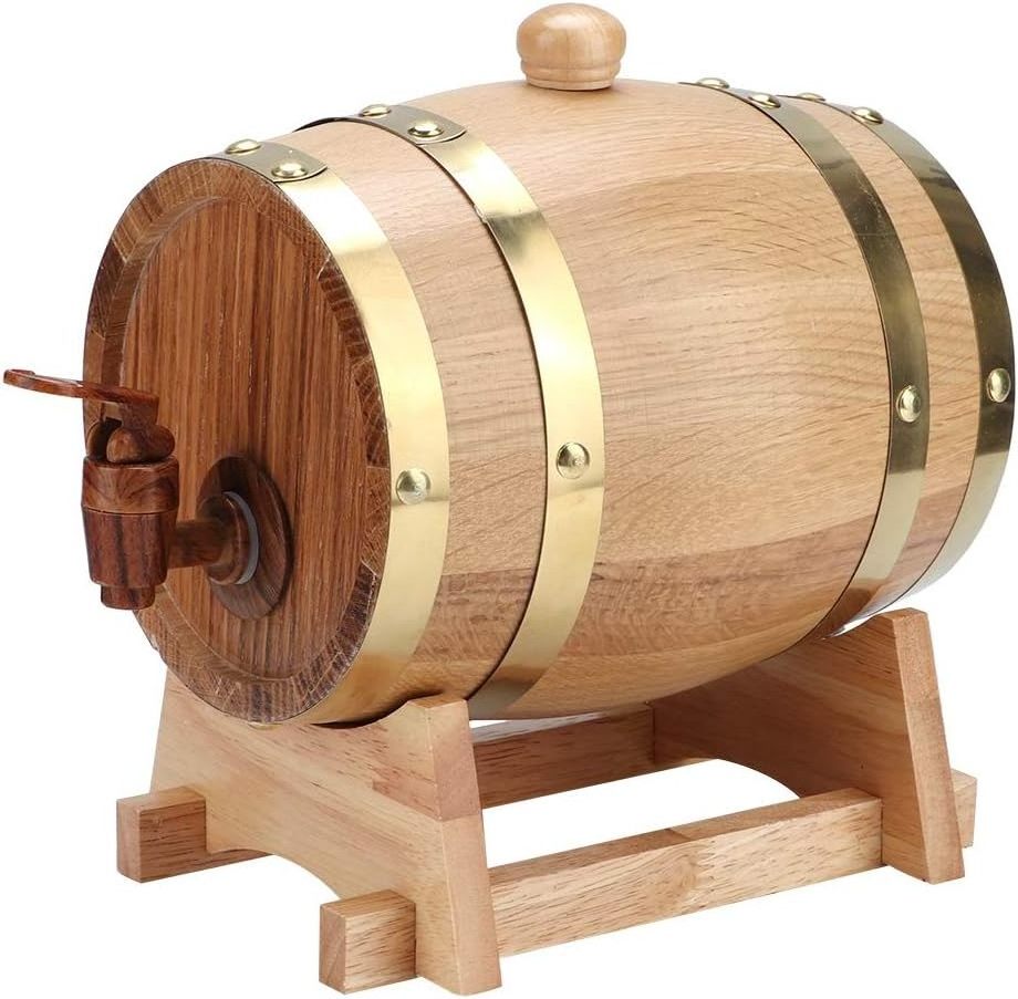 Wholesale handmade natural wooden wine barrels are environmentally friendly and durable