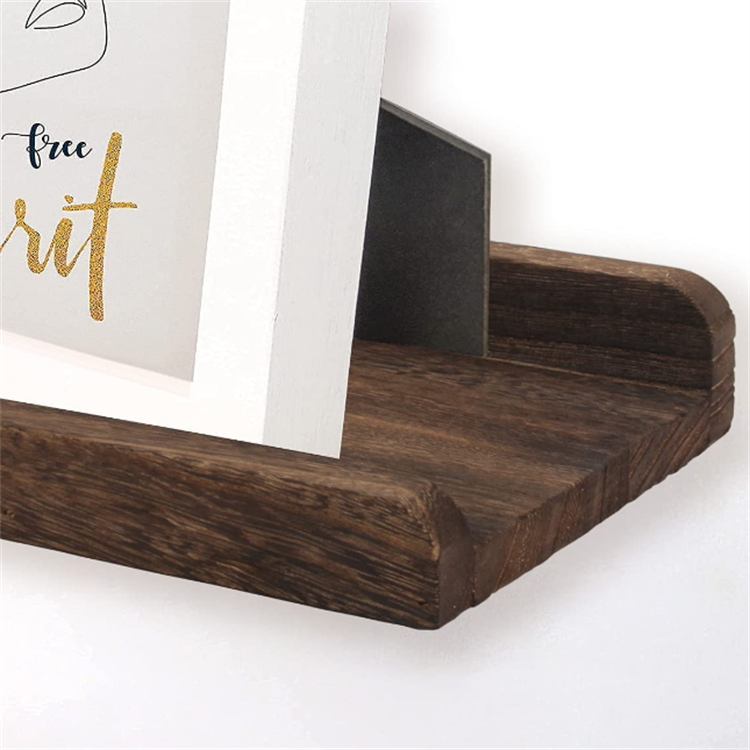 Home Wall Decor Storage Floating Shelves Wall Mounted Wood Shelves for Bedroom, Living Room, Bathroom, Kitchen