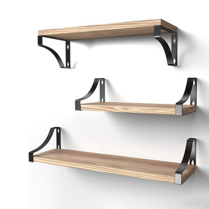 Floating Shelves Wall Mounted Shelf Wooden Shelves Set of 3 for Bedroom