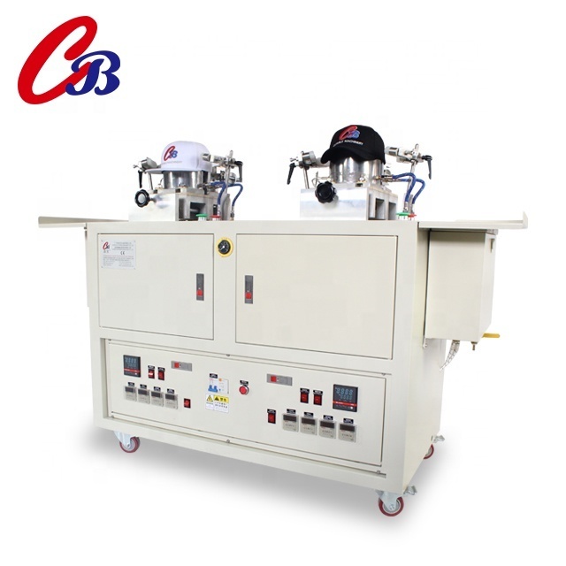 CB-102NB Cap ironing machine-2-head Automatic cap ironing machine- DOUBLE HEAD