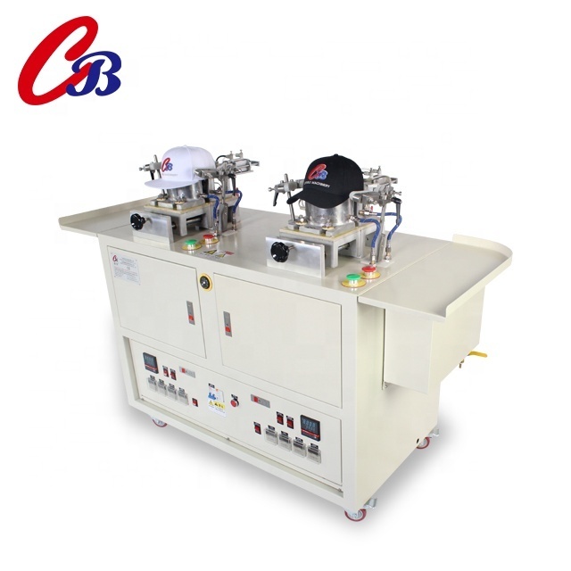 CB-102NB Cap ironing machine-2-head Automatic cap ironing machine- DOUBLE HEAD