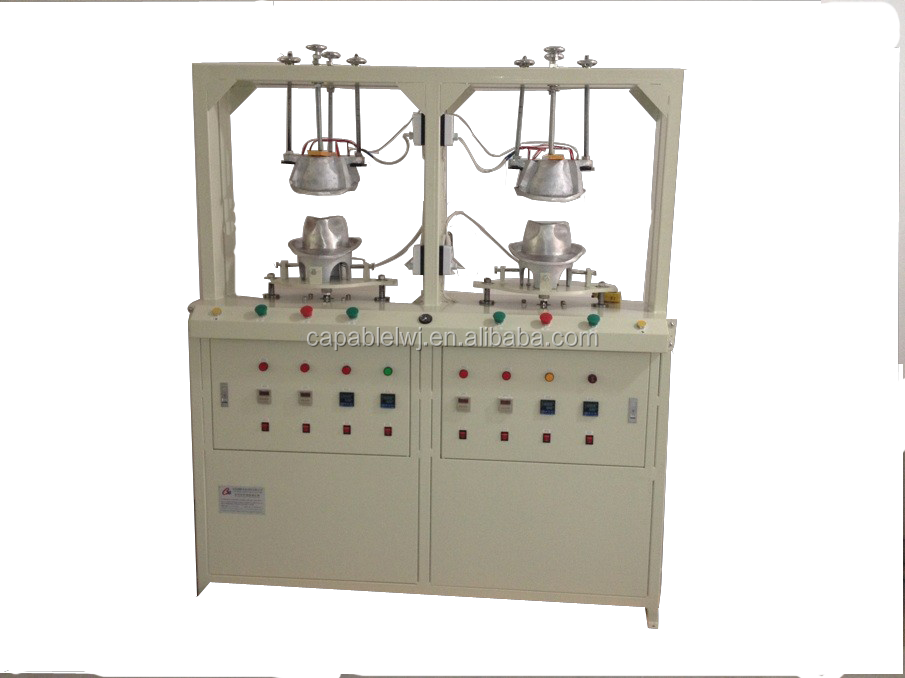 New brand has two stainless steel moulds automatic hat blocking machine with boiler CB-GZ-202 -P and made in GUANGZHOU