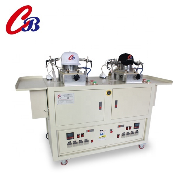 CB-102NB Cap ironing machine-2-head Automatic cap ironing machine- DOUBLE HEAD