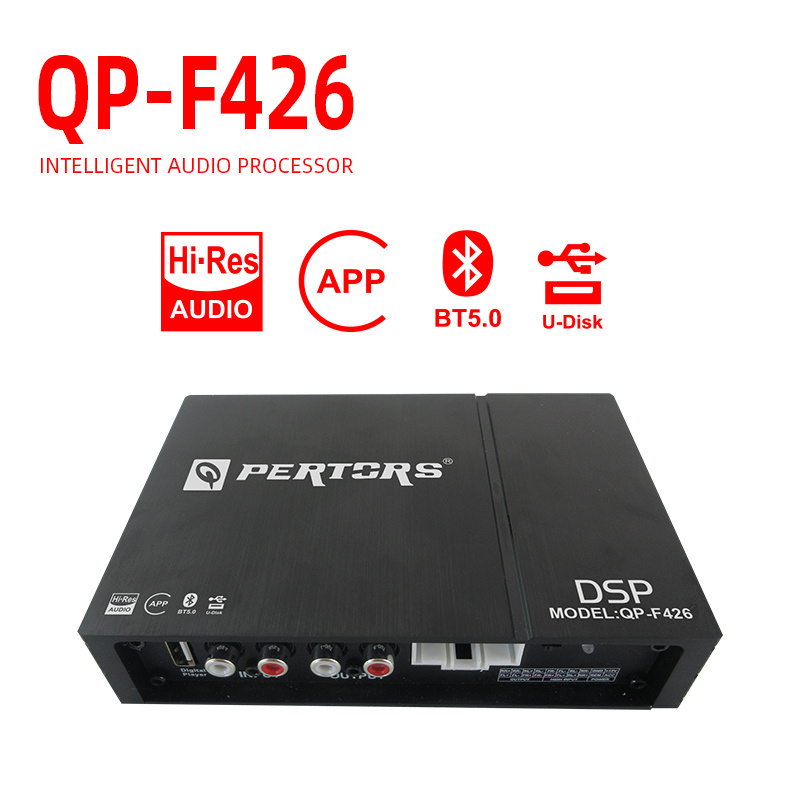 QPERTORS DSP QP-F426   car audio digital signal processor 4in6out 5brand Tuning by hand