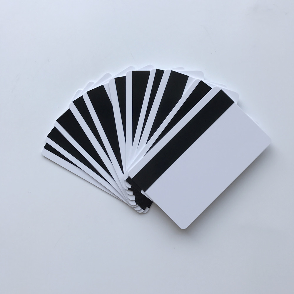 High Quality White Blank Inkjet PVC Blank Visa Credit Magnetic Cards HICO Magnetic Strip Card