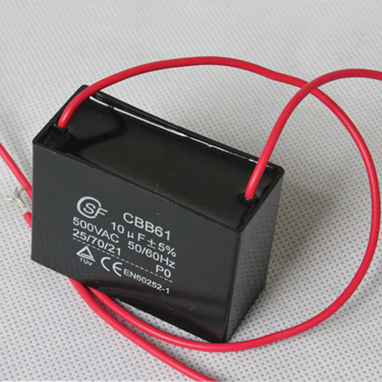 capacitor 450v 10uf 25 / 85 / 21 sh cbb61 for electrical fan old brand safe capacitor 40uf 35uf 30uf 20uf film capacitor