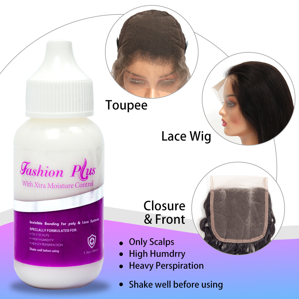 Private Label Waterproof Extreme Hold Invisible Hair Glue Lace Wig Adhesive Strong Hold Private Label Clear Lace Glue