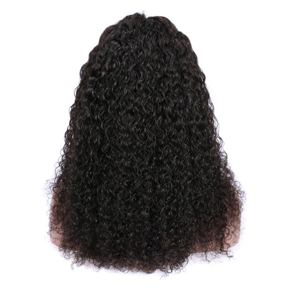 Cheap Virgin Human Hair Wig Mongolian Afro Kinky Curly Wigs 100% Remy Human Hair 180% Full Machine Wigs For Black Women