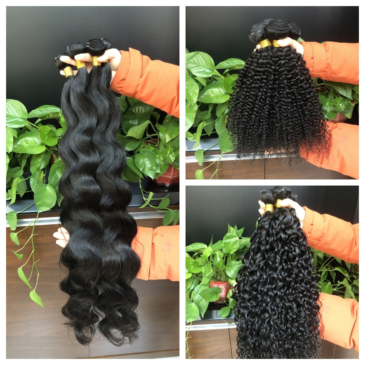 30 Years Factory Wholesale Full Cuticle Aligned Virgin Hair Vendor, 100% Virgin Remy Natural cambodian Human Hair weave Bundles