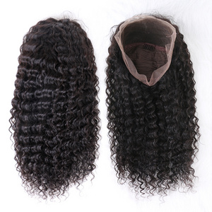 Cheap Virgin Human Hair Wig Mongolian Afro Kinky Curly Wigs 100% Remy Human Hair 180% Full Machine Wigs For Black Women