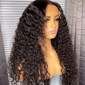 32 Inch Water Wave Wigs Lace Front Real Brazilian Human Hair Wigs Pre Plucke 26 Inch 360 Waterwave Wig With Baby Hair Colours