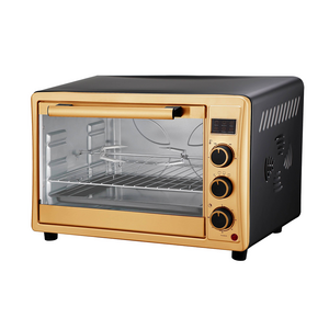 Small Home Baking Electric Oven with Mechanical Timer Automatic Mini Toaster and Warming Function