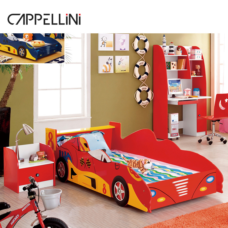 Children Beds For Bedroom Set Kid Customized Wood China Style Modern Kids Race Car Bed single child bed