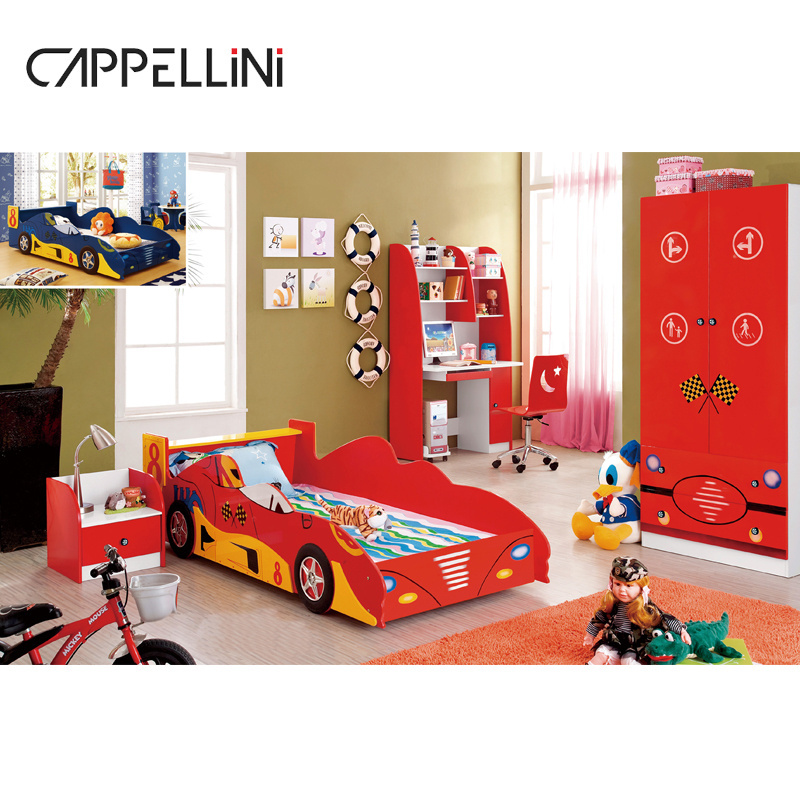 Children Beds For Bedroom Set Kid Customized Wood China Style Modern Kids Race Car Bed single child bed