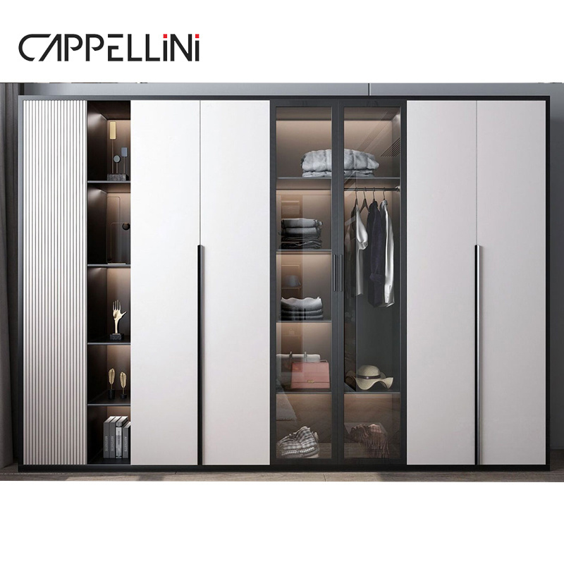 Modern Walk In Closet Wardrobe Para Habitacion Custom Systems Design Wood Bedroom Cupboards For Bedroom Open Wardrobe