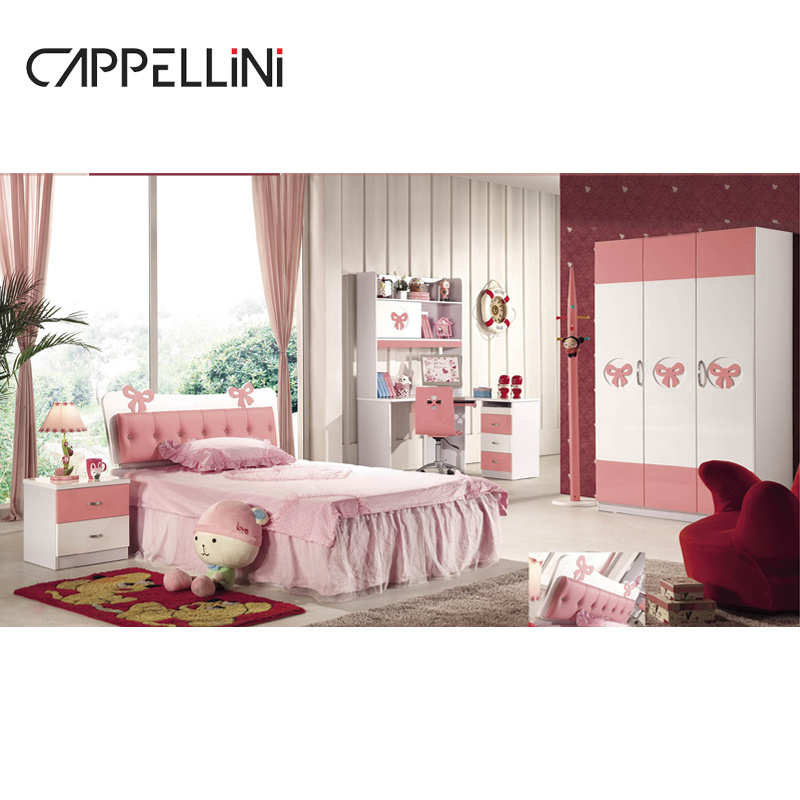 Kids Bedroom Set Bed Room Furniture Children Bedroom Furniture Set Child Bed For Kids Pink Girls Bedroom Sets