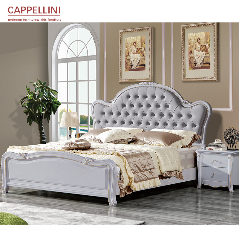 Cappellini bedroom furniture upholstered with storage with nightstand set luxury king size bed classic