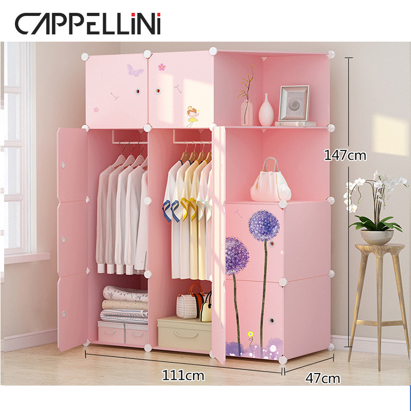 multifunction fold zipper fabric wardrobe storage portable clothes folding foldable organizer modern cabinets stackable wardrobe