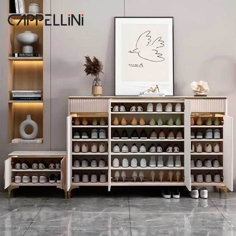 Modern Apartment Home Furniture Shoe Rack Storage Organizer Entryway Hallway Console Table Living Room  Wooden Shoe Cabinet