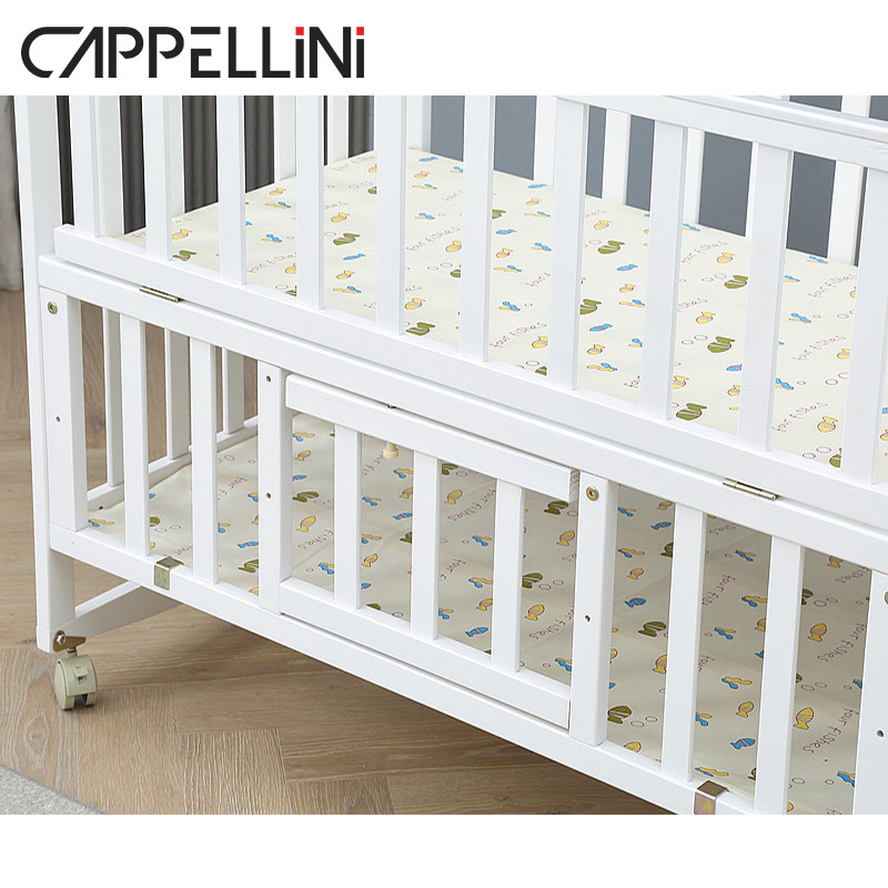 Safety multifunction baby Wood cot crib for sale Kids' Cribs Wooden Pine Baby Cot Baby Crib