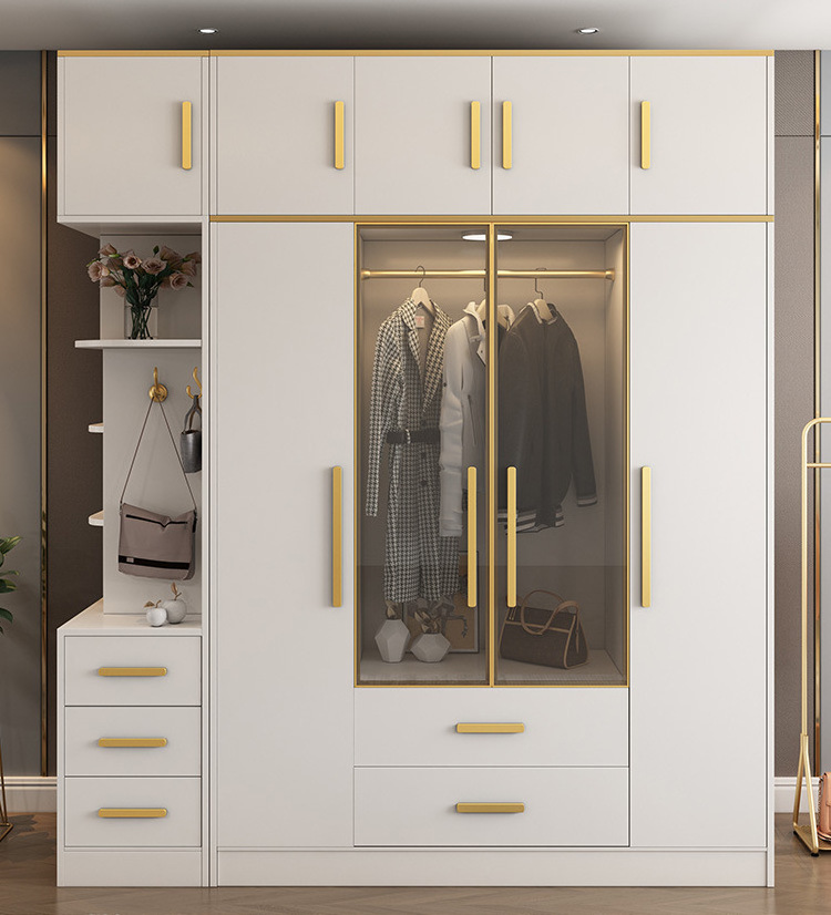 Almirah Cloth Combination Designs Cabinet Wardrobes Cupboards Modern Bedroom Closet Furniture Wardrobe