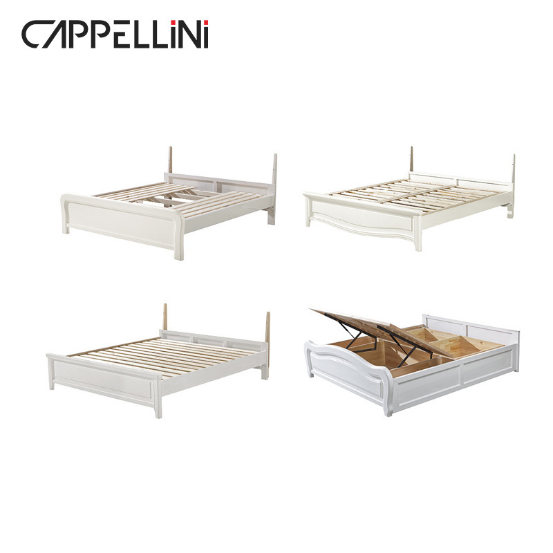 Cappellini bedroom furniture upholstered with storage with nightstand set luxury king size bed classic