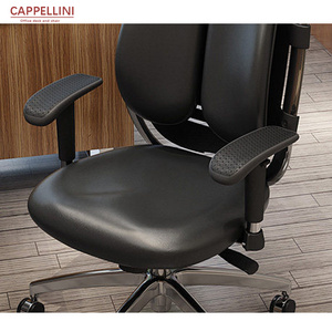 hot sell modern design ergonomic mid back leather computer studio office swivel chair