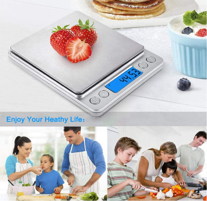 digital portable high precision Jewelry scale mini pocket weighing scale USB rechargeable electronic kitchen coffe scales