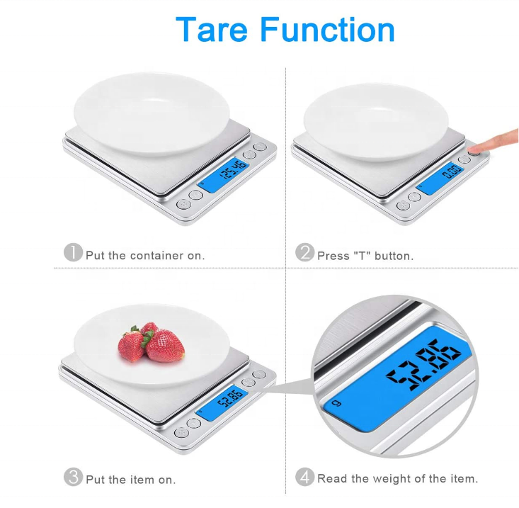 digital portable high precision Jewelry scale mini pocket weighing scale USB rechargeable electronic kitchen coffe scales