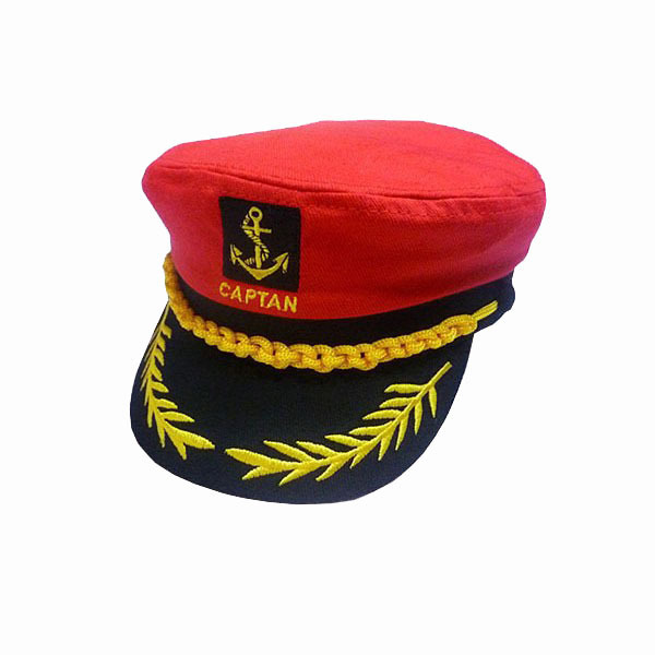 Wholesale oem personalized unisex captain sailor hats custom sailor caps