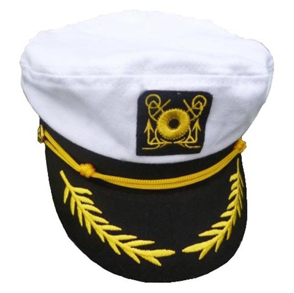 Wholesale oem personalized unisex captain sailor hats custom sailor caps