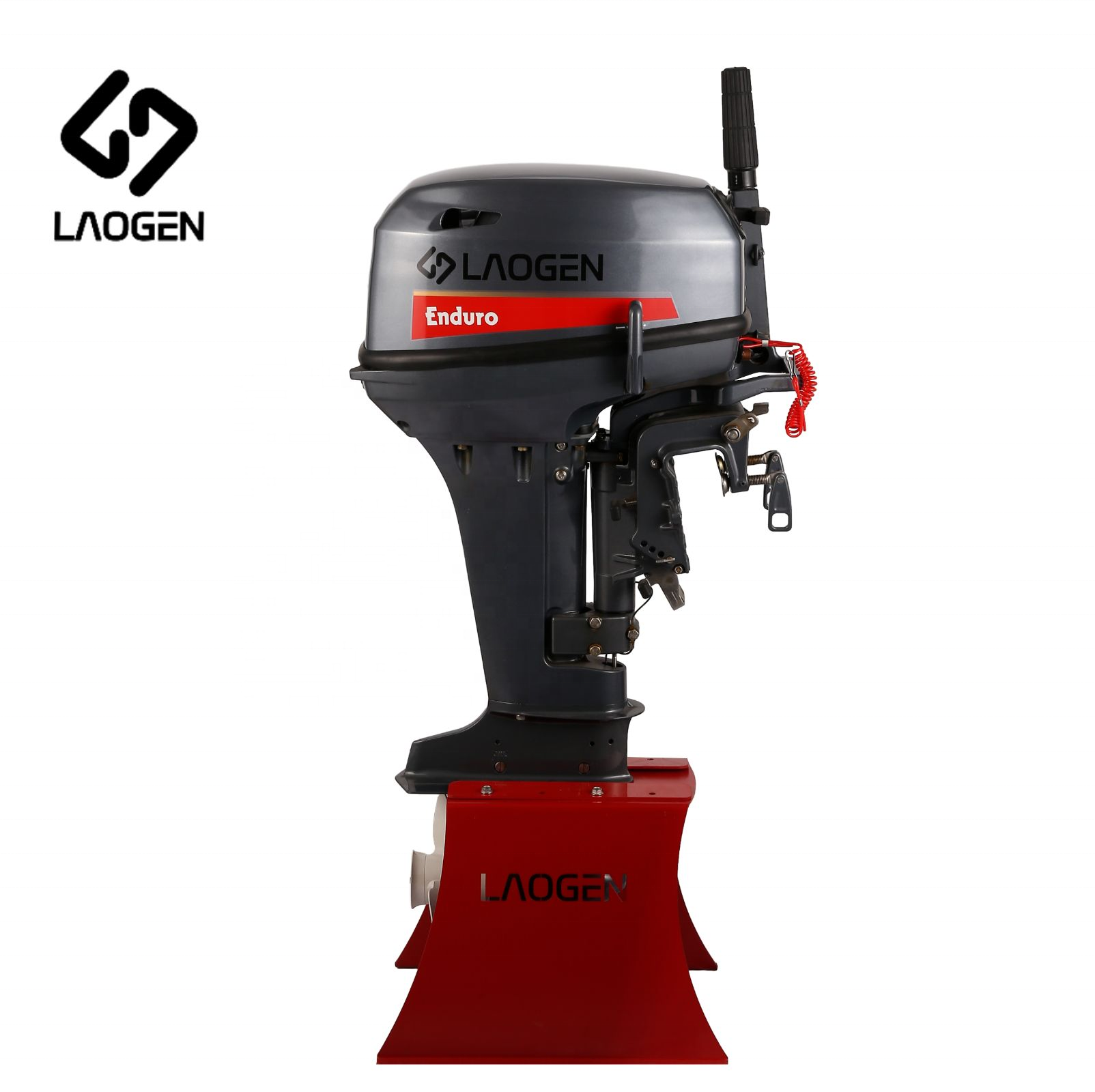 China Laogen outboard motor with Yamaha Enduro 9.9 hp short shaft 2 stroke boat engine