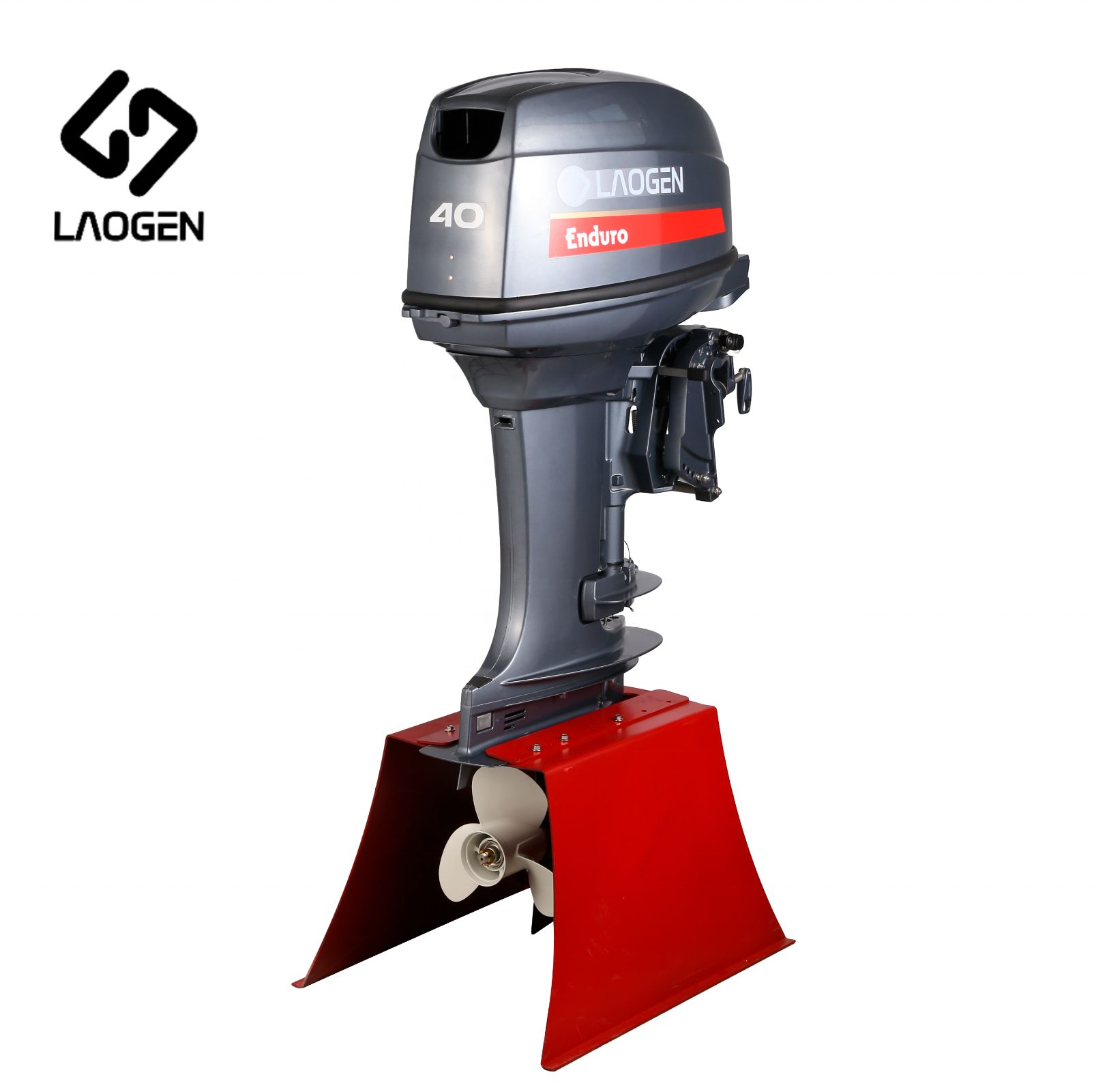 Laogen boat motor outboard match yamaha Enduro-E40X outboard motor 2 stroke 40hp long shaft Electric Start boat outboard engine