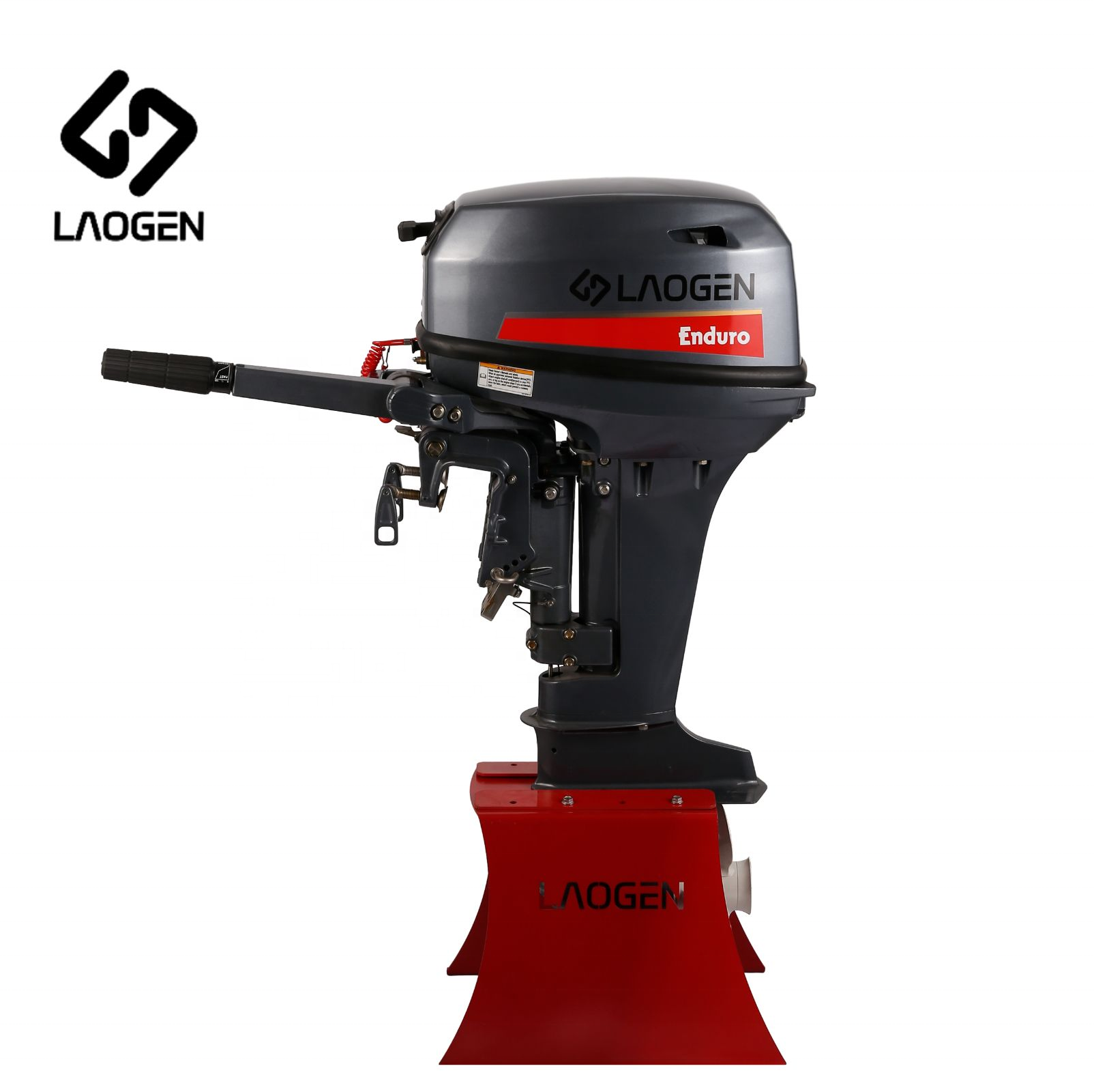 Laogen Enduro outboard engine match yamaha E15D short shaft 2 stroke 15hp 6b4 outboard motor