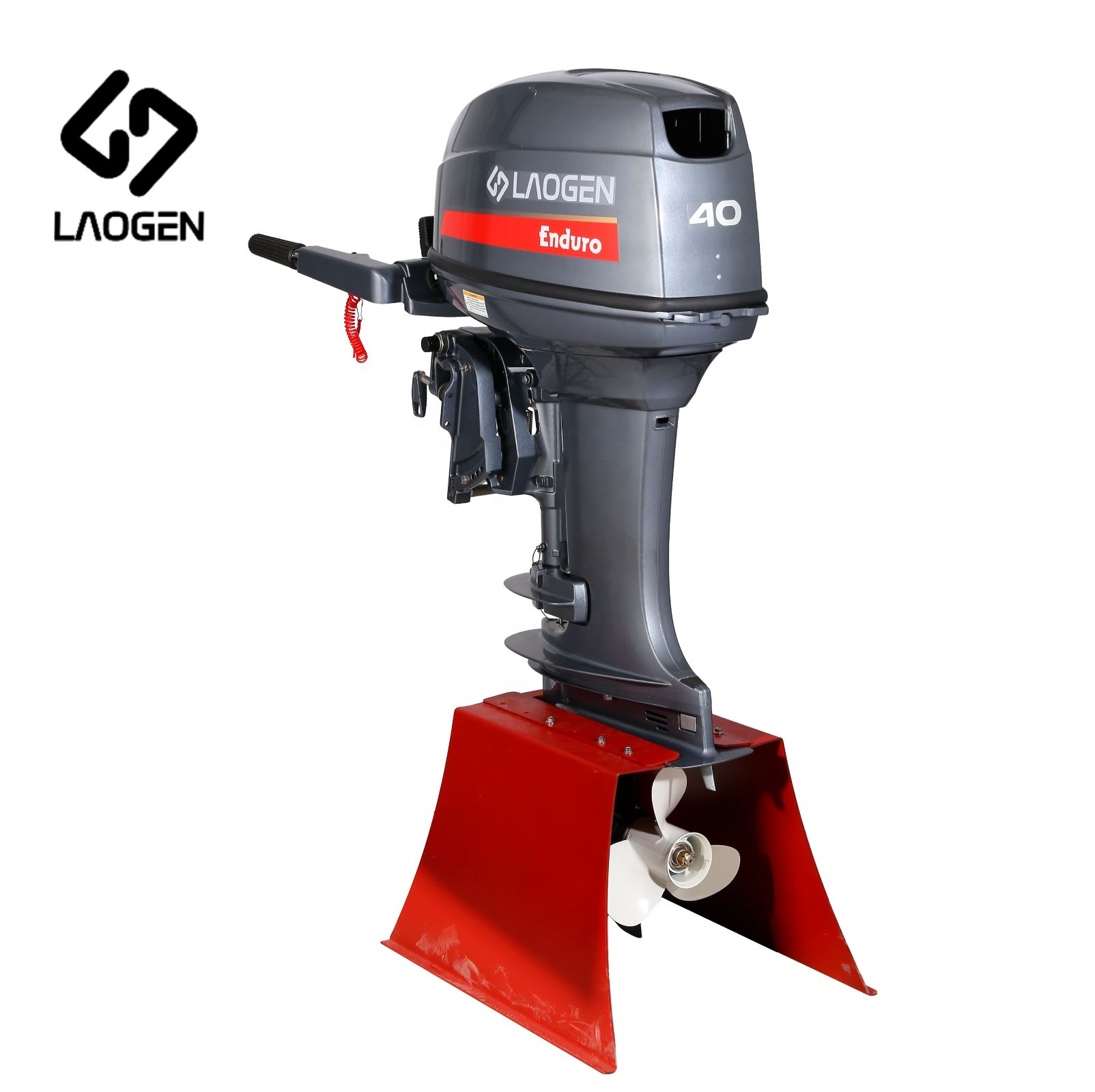 Laogen Enduro 40hp outboard motor 2 stroke match yamaha boat motor outboard E40X long shaft Electric Start